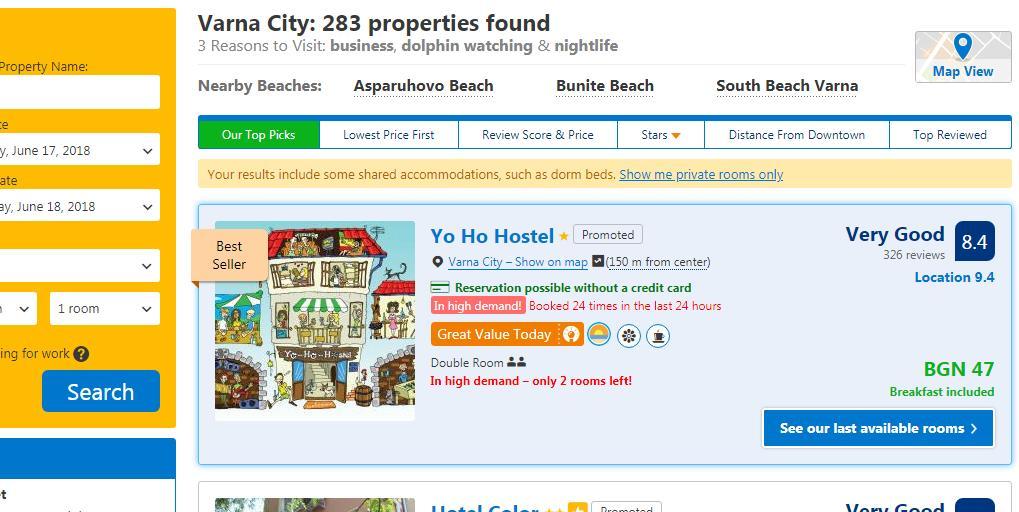 Yo Ho Hostel *